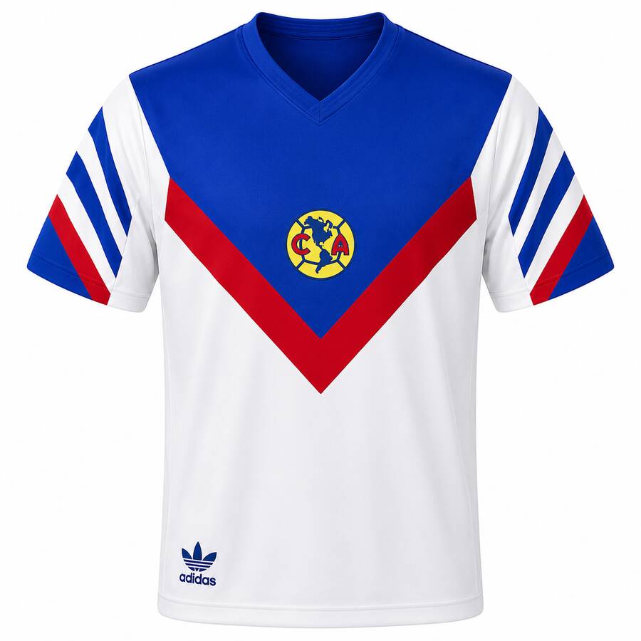 Club America Aguilas Away 1987 1988 Football Shirt