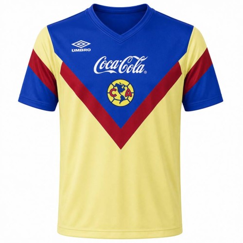 Club America Aguilas Home 1988 1989 Football Shirt