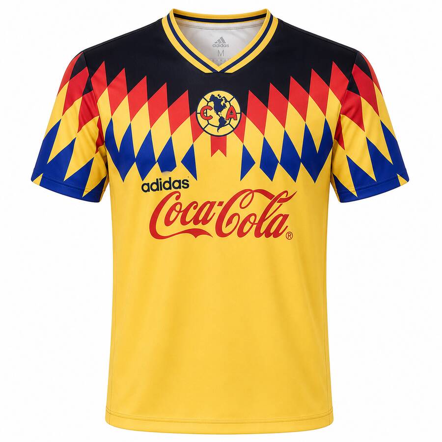 Club America Aguilas Home 1995 1996 Football Shirt