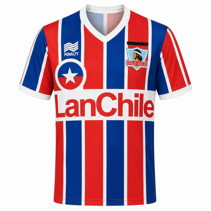 Colo-Colo Away 1986 1987 Football Shirt