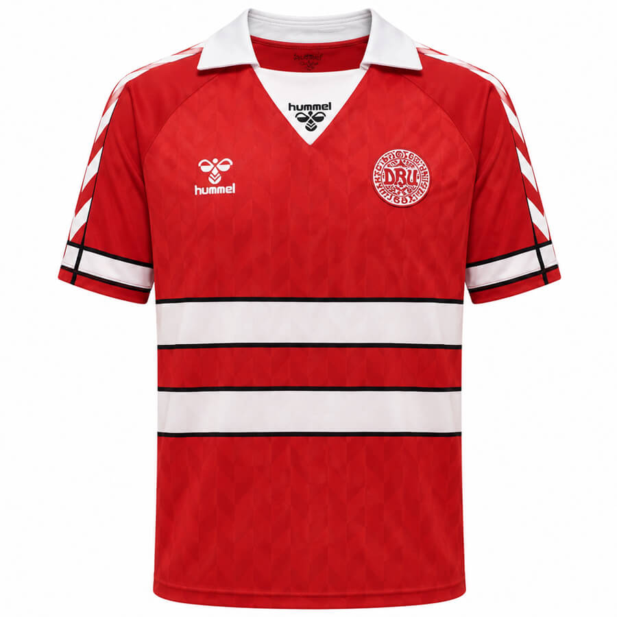Denmark Home 1988 Football Shirt