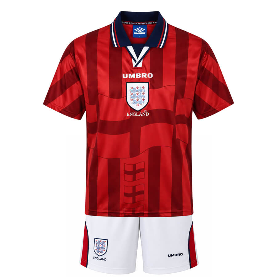 England Away 1998 Kids Football Kit