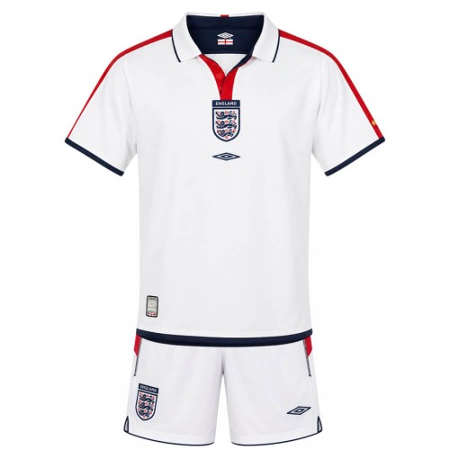 England Home 2004 Kids Football Kit