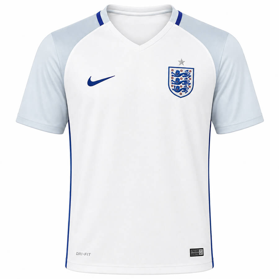 England Home 2016 Football Shirt