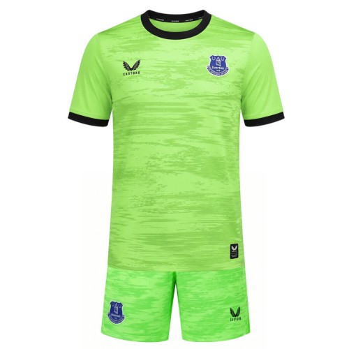 Everton Goalkeeper Kids Football Kit 26 27 - Green