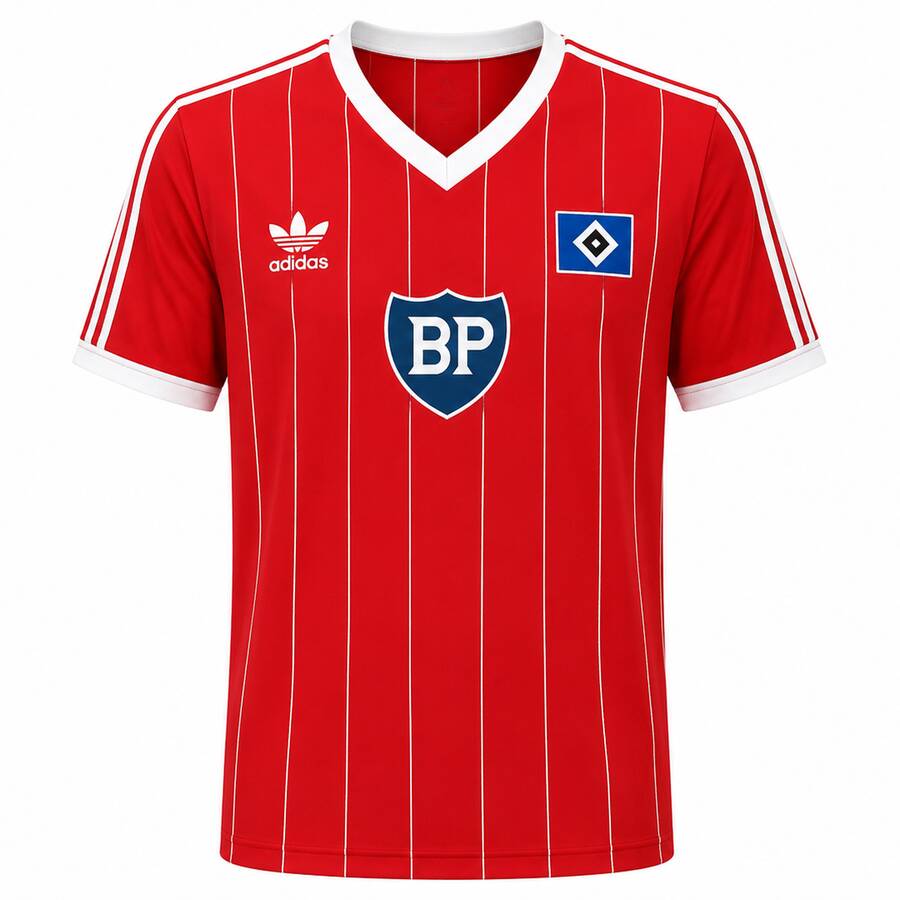 Hamburg Away 1984 Football Shirt