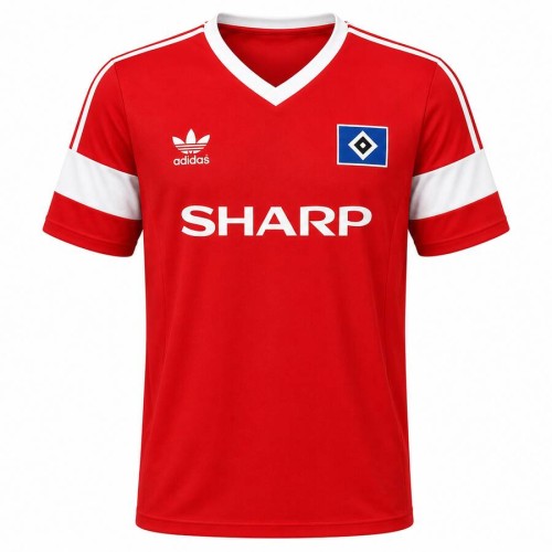Hamburg Away 1988 Football Shirt