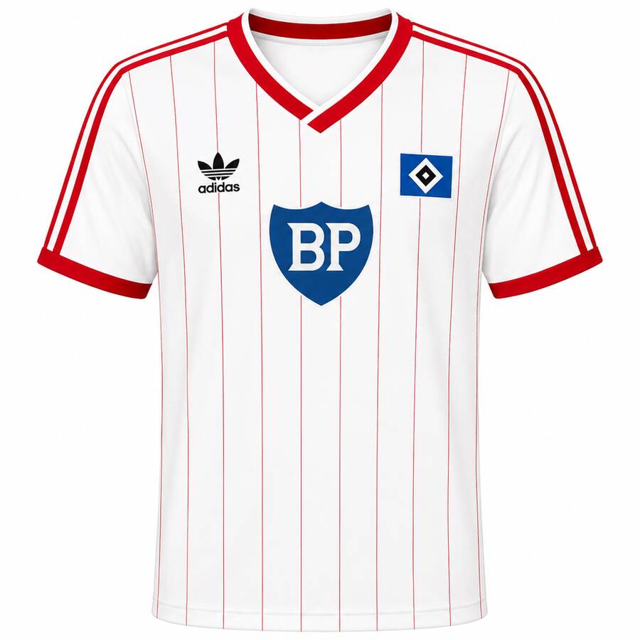 Hamburg Home 1984 Football Shirt