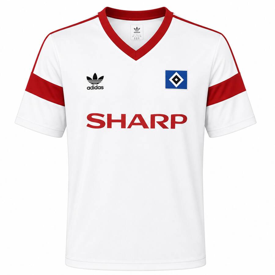 Hamburg Home 1988 Football Shirt
