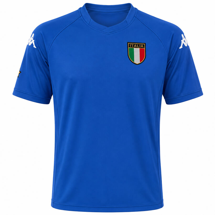 Italy Home 2002 Football Shirt