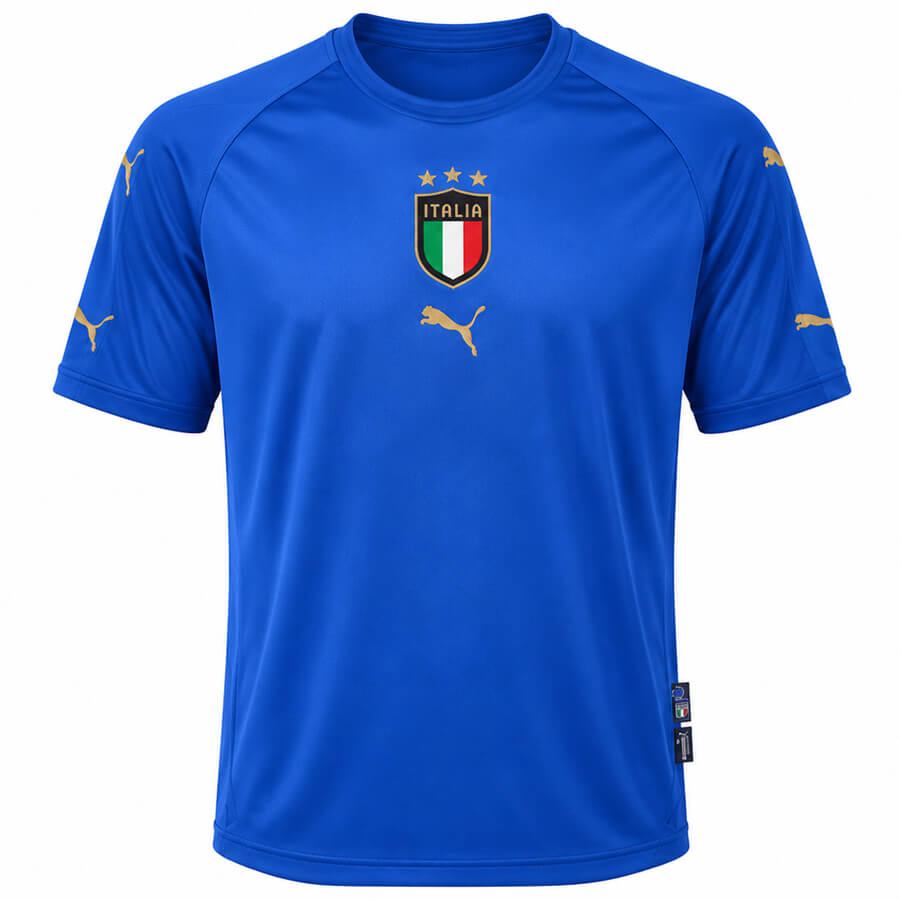 Italy Home 2004 Football Shirt