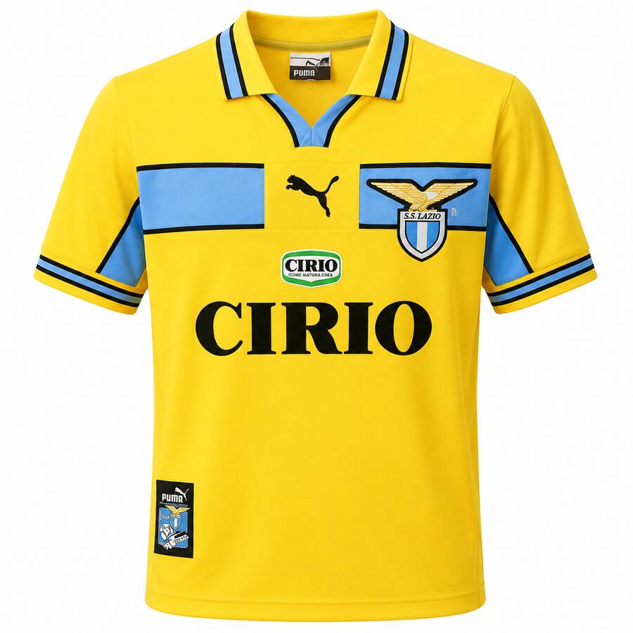 Lazio Away 1998 1999 Football Shirt