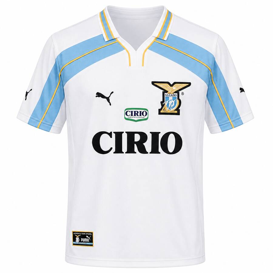 Lazio Away 1999 2000 Football Shirt