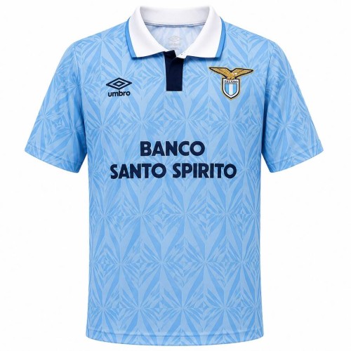 Lazio Home 1991 1992 Football Shirt