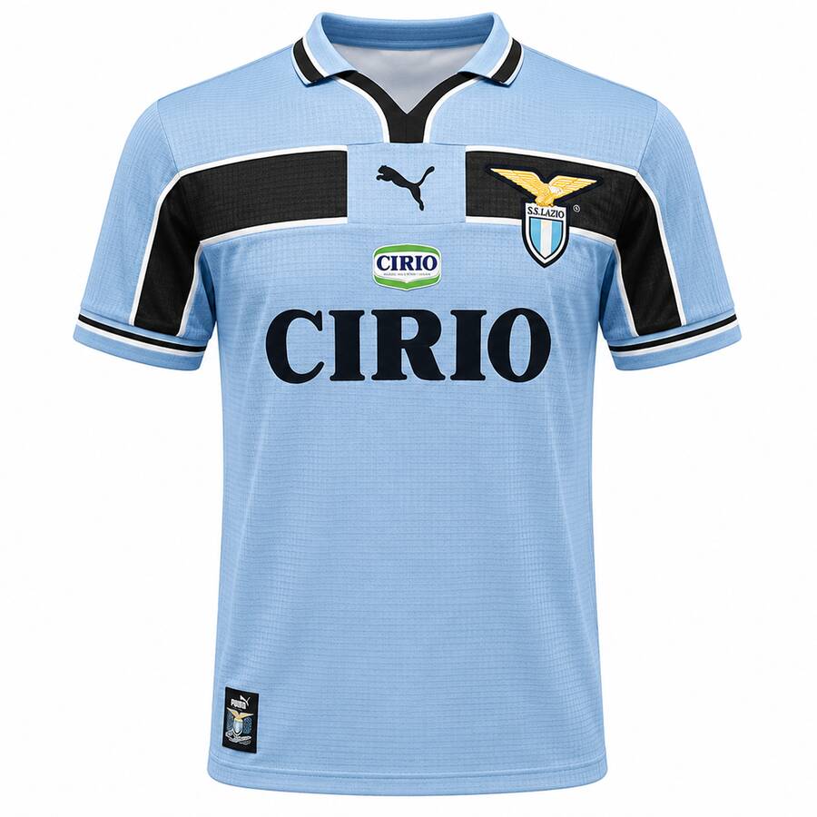 Lazio Home 1998 1999 Football Shirt