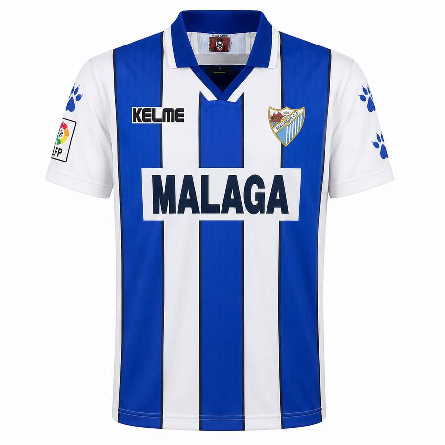 Malaga Home 1998 1999 Football Shirt