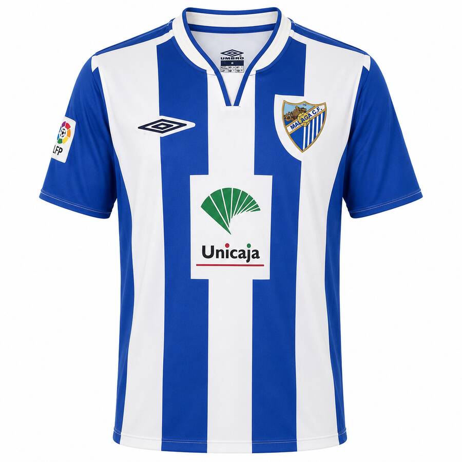 Malaga Home 2005 2006 Football Shirt