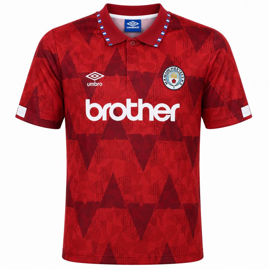 Manchester City Away 1991 992 Football Shirt