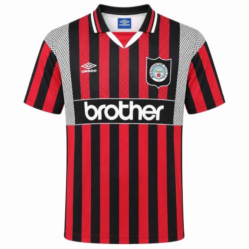 Manchester City Away 1994 1995 Football Shirt