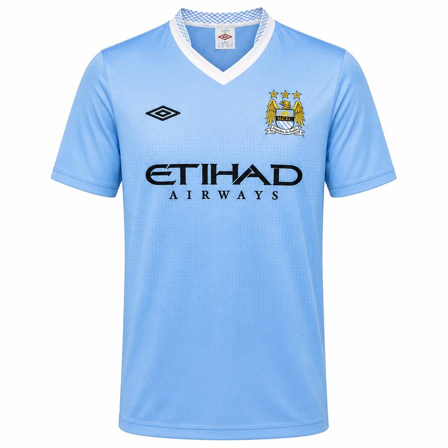 Manchester City Home 2011 2012 Football Shirt