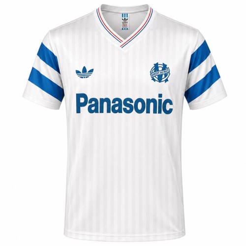 Marseille Home 1989 1991 Football Shirt
