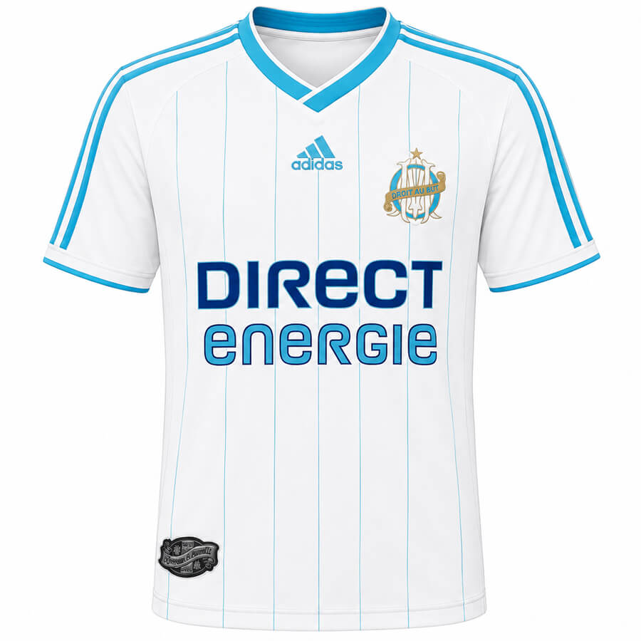 Marseille Home 2009 2010 Football Shirt