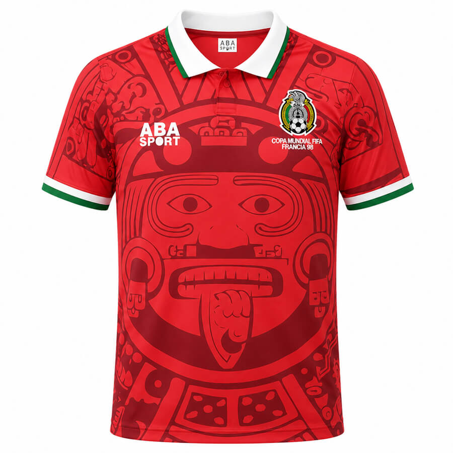 Mexico Red 1998 Football Shirt