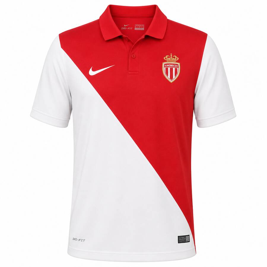 AS Monaco Home 04 05 Football Shirt