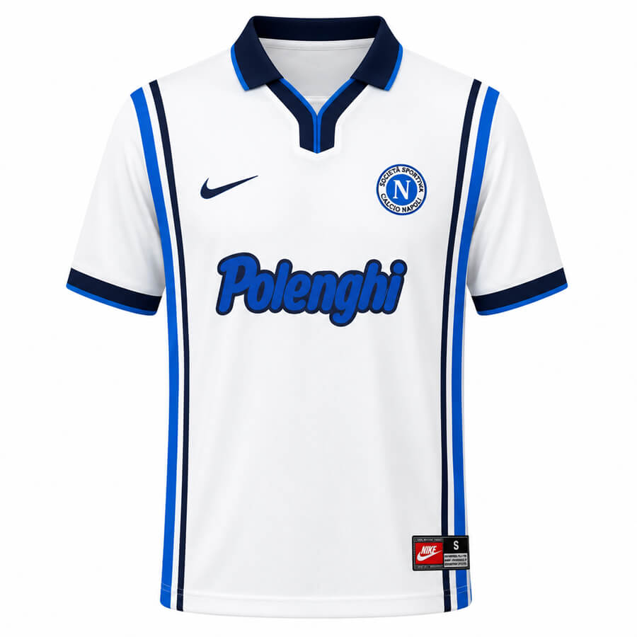 Napoli Away 1997 1998 Football Shirt