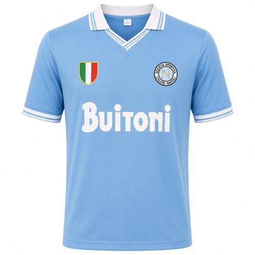 Napoli Home 1986 1987 Football Shirt