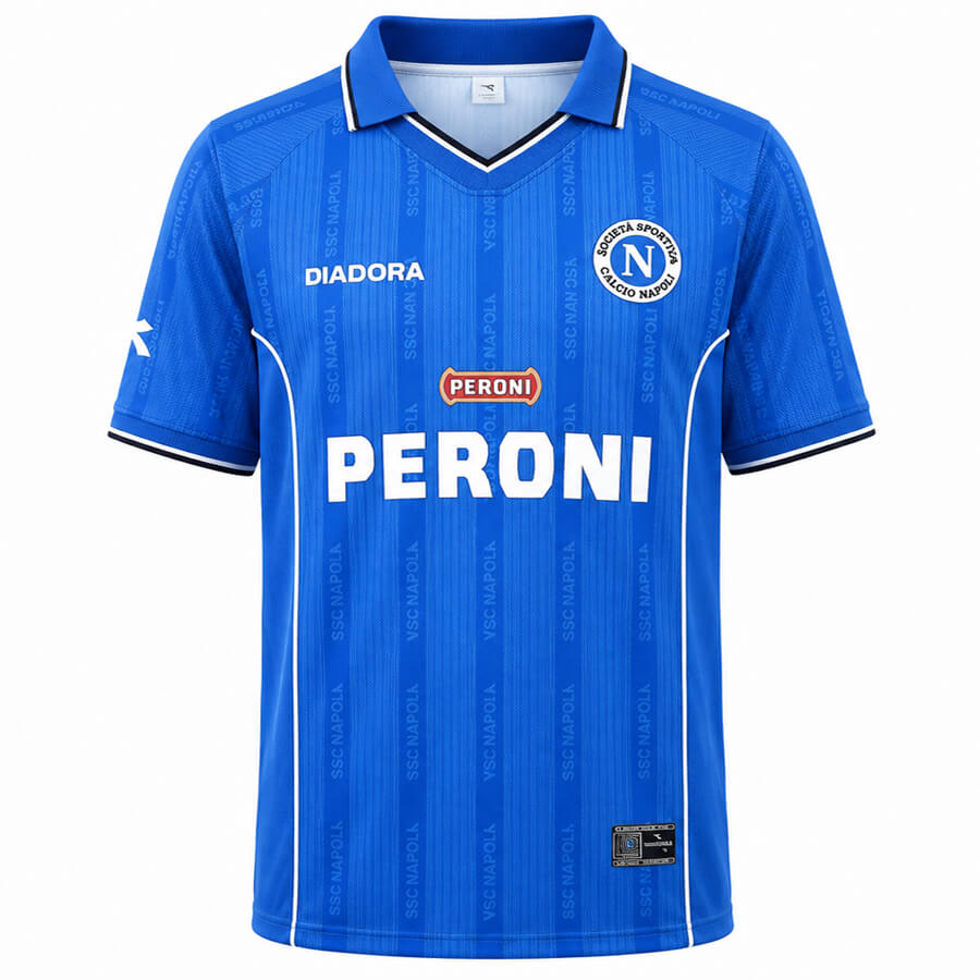 Napoli Home 2000 2001 Football Shirt