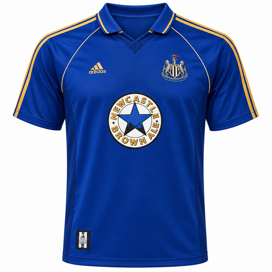Newcastle Away 1998 1999 Football Shirt