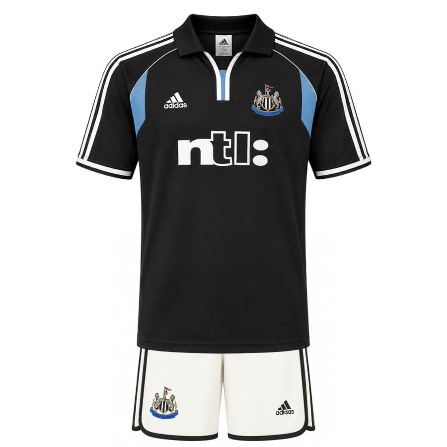 Newcastle United Away 2000 2001 Kids Football Kit