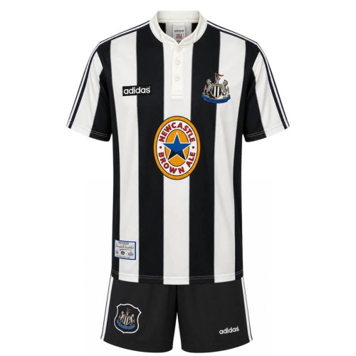 Newcastle United Home 1995 1997 Kids Football Kit
