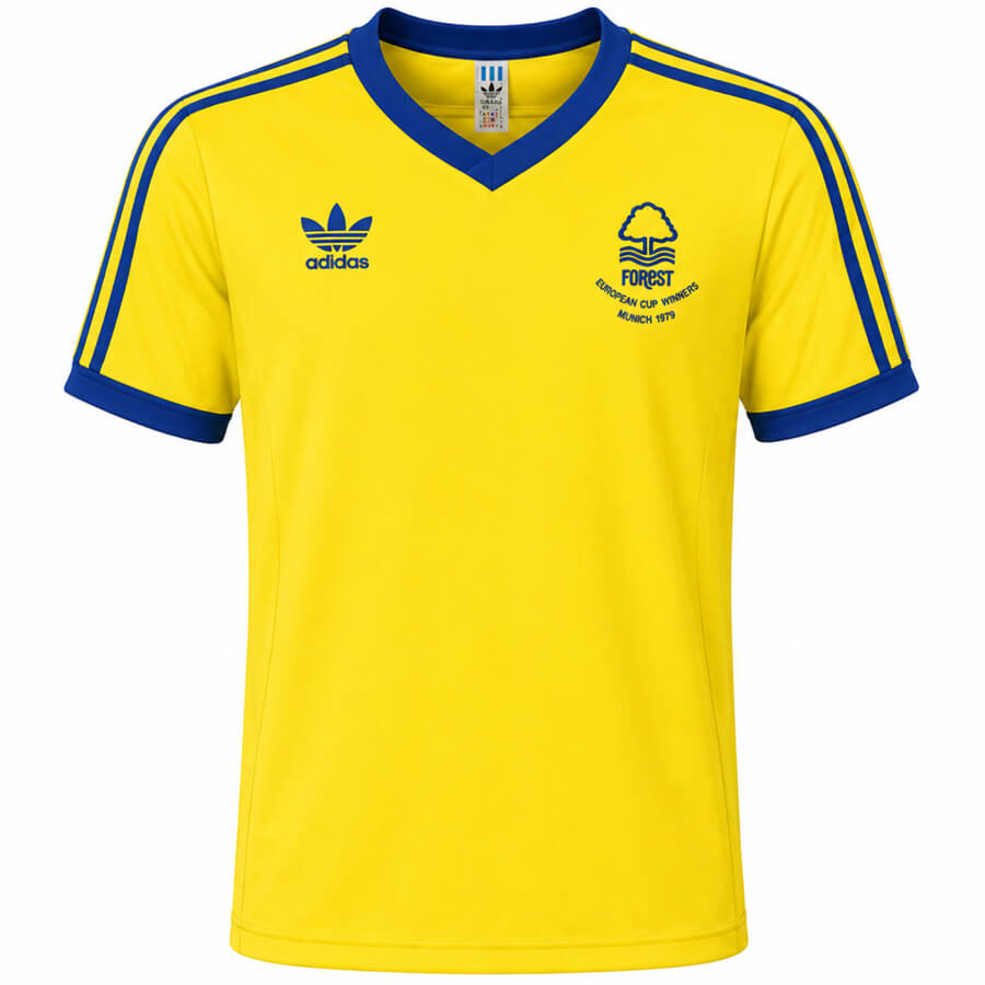 Nottingham Forest Away 1977 1980 Football Shirt