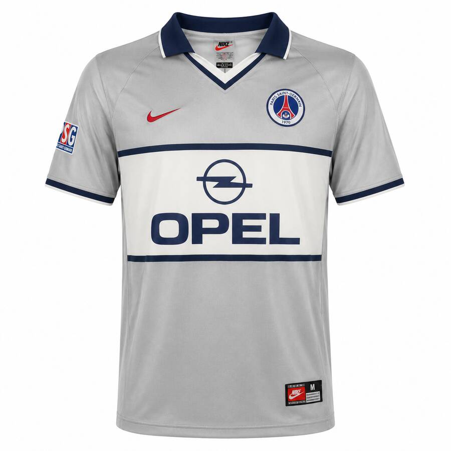 PSG Away 2000 2001 Football Shirt