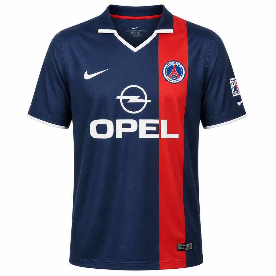 PSG Home 2001 2002 Football Shirt