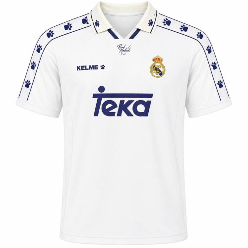 Real Madrid Home 1995 1996 Football Shirt