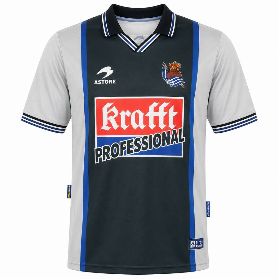 Real Sociedad Away 2000 2001 Football Shirt