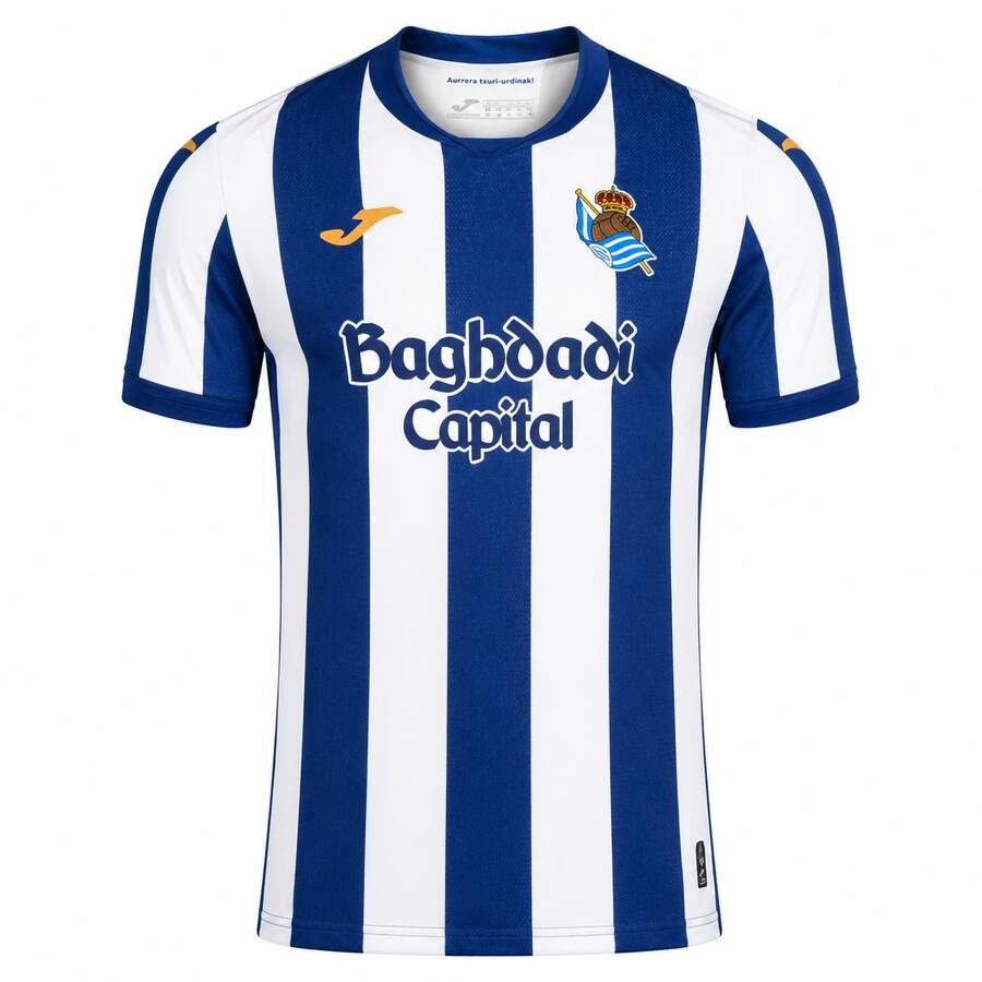 Real Sociedad Home Football Shirt 26 27