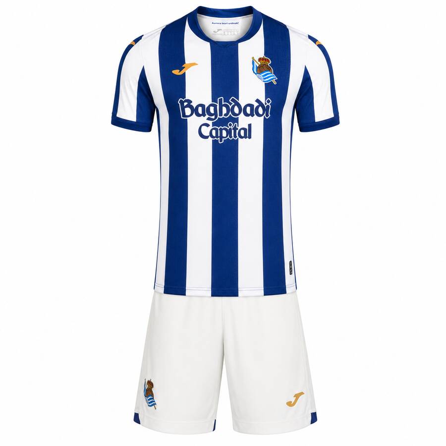 Real Sociedad Home Kids Football Kit 26 27