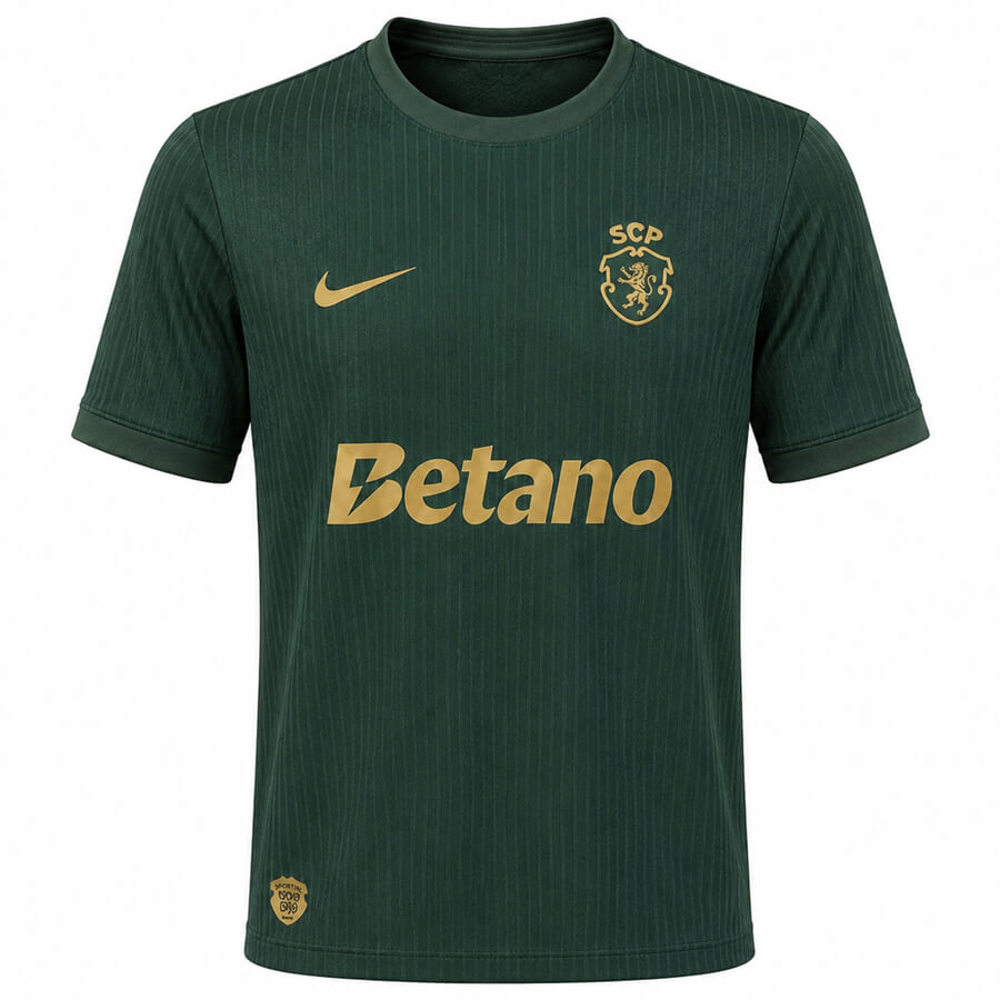 Sporting Lisbon 120th Anniversary Football Shirt 26 27