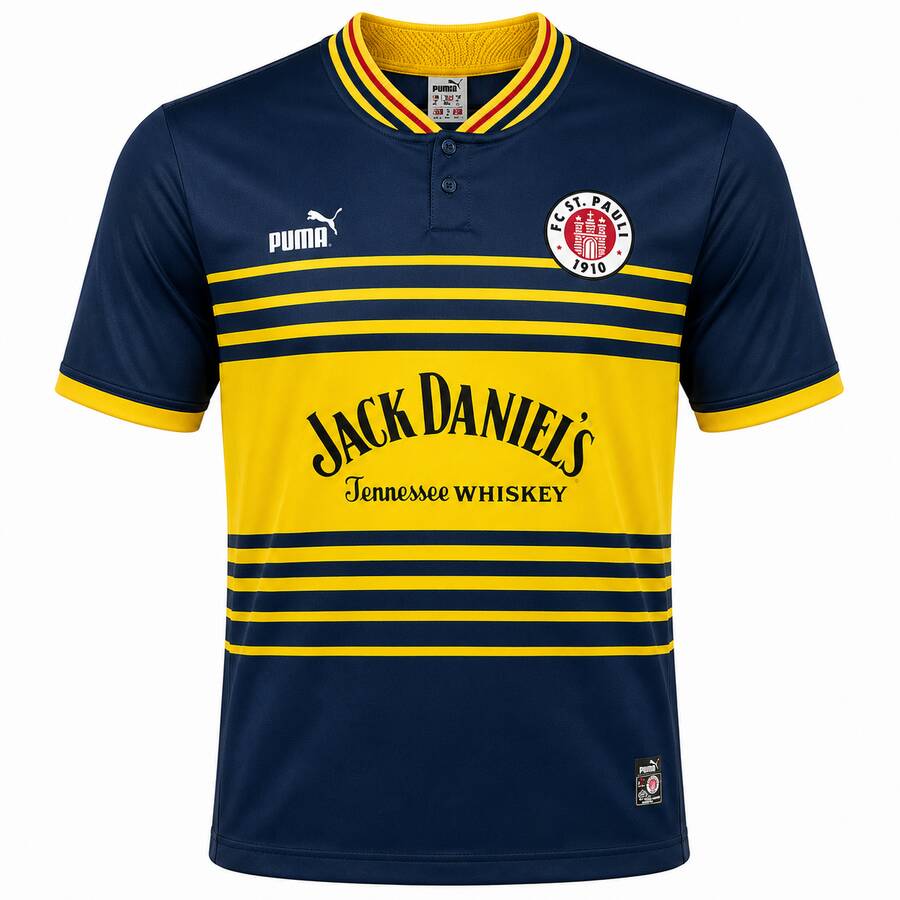 St Pauli Away 1997 1998 Football Shirt