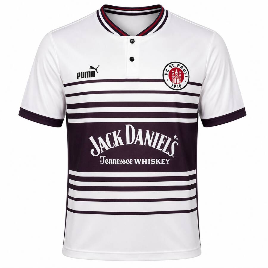 St Pauli Home 1997 1998 Football Shirt
