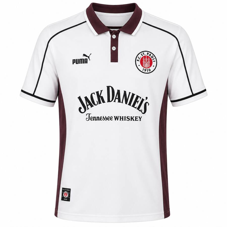 St Pauli Home 1999 2000 Football Shirt
