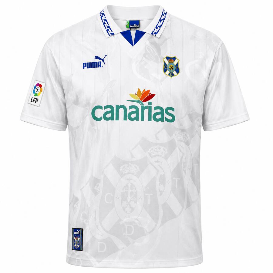 Tenerife Home 1995 1996 Football Shirt