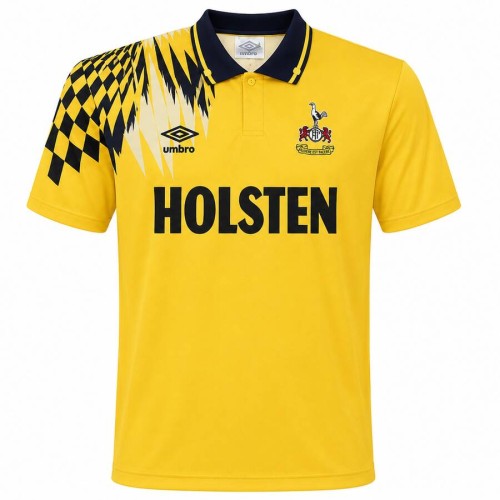 Tottenham Hotspur Yellow 1992 1994 Football Shirt