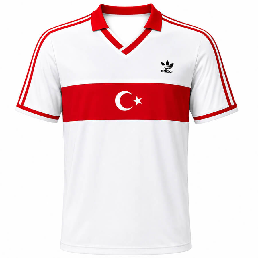 Turkey Home 1990 Football Shirt