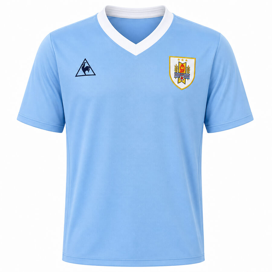 Uruguay Home 1986 Football Shirt