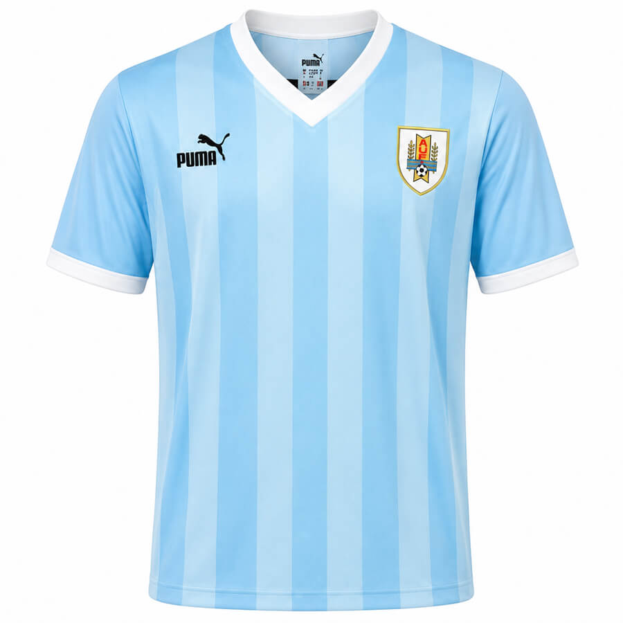 Uruguay Home 1990 Football Shirt